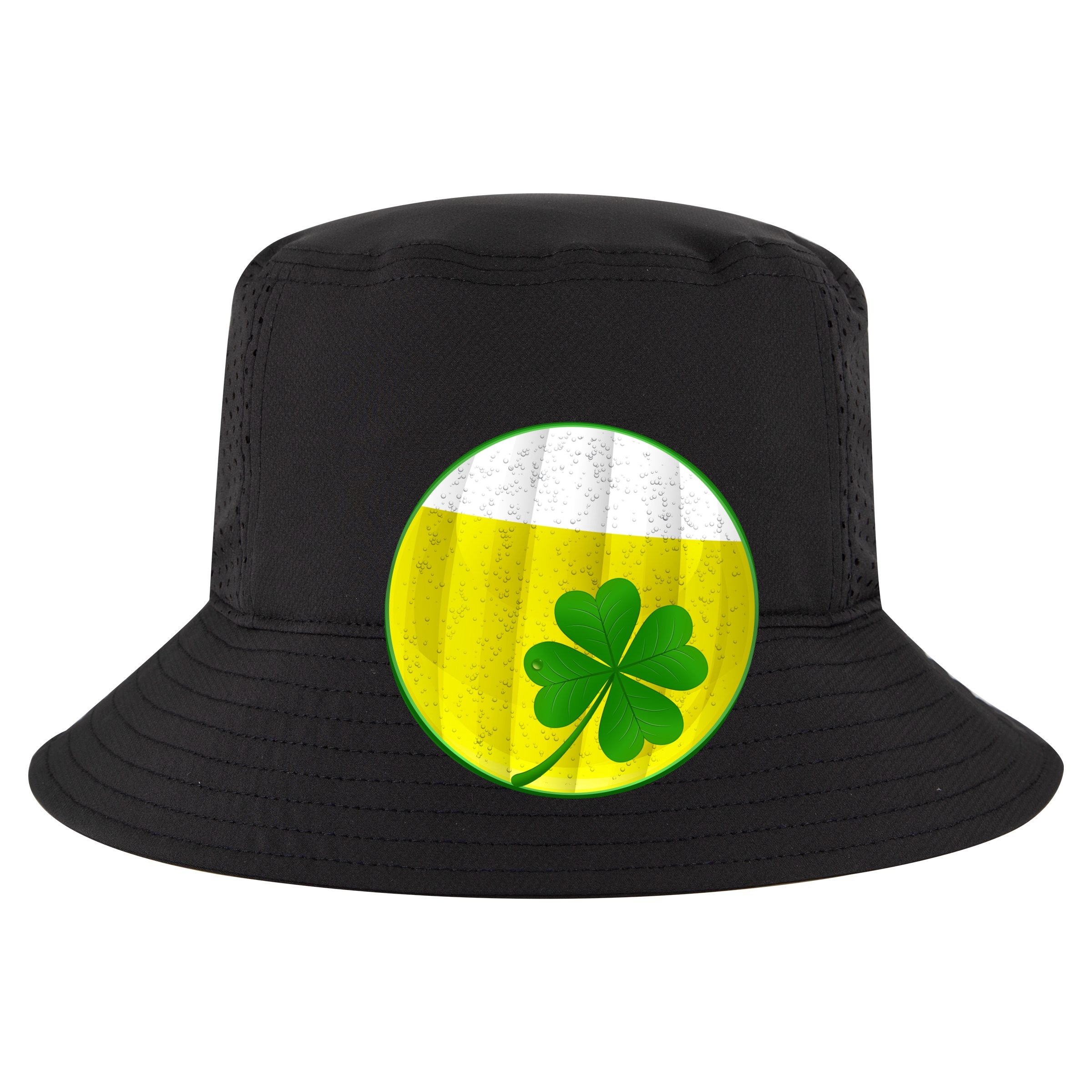 Irish Beer Clover Flag Cropped Pullover Crew