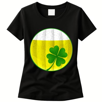 Irish Beer Clover Flag Womens T-Shirt