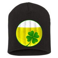 Irish Beer Clover Flag Short Acrylic Beanie