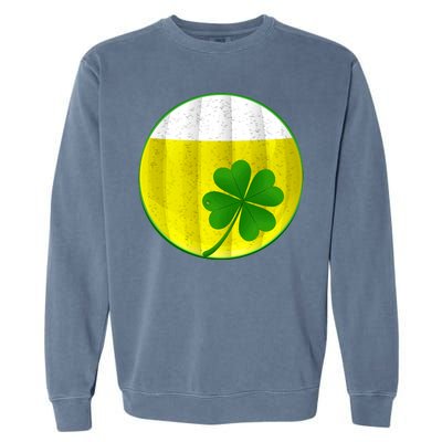 Irish Beer Clover Flag Garment-Dyed Sweatshirt