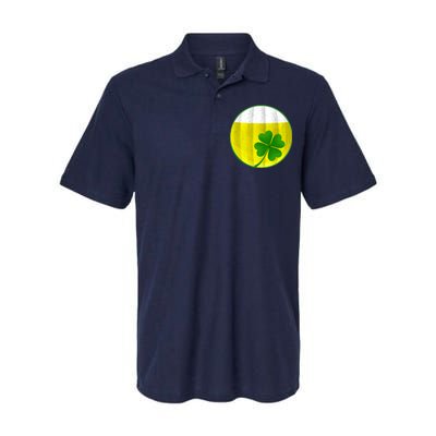 Irish Beer Clover Flag Softstyle Adult Sport Polo