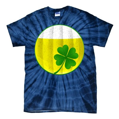 Irish Beer Clover Flag Tie-Dye T-Shirt