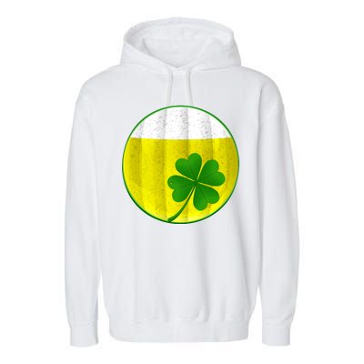 Irish Beer Clover Flag Garment-Dyed Fleece Hoodie