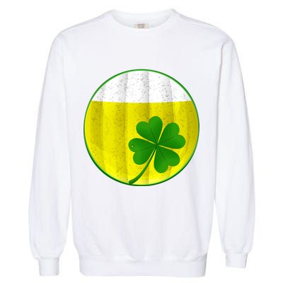 Irish Beer Clover Flag Garment-Dyed Sweatshirt