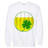 Irish Beer Clover Flag Garment-Dyed Sweatshirt