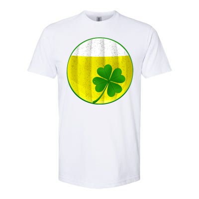 Irish Beer Clover Flag Softstyle CVC T-Shirt