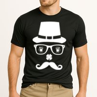 Irish Beer Mustache St. Patrick's Day Face Cooling Performance Crew T-Shirt