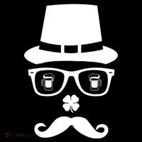 Irish Beer Mustache St. Patrick's Day Face Sustainable Bucket Hat