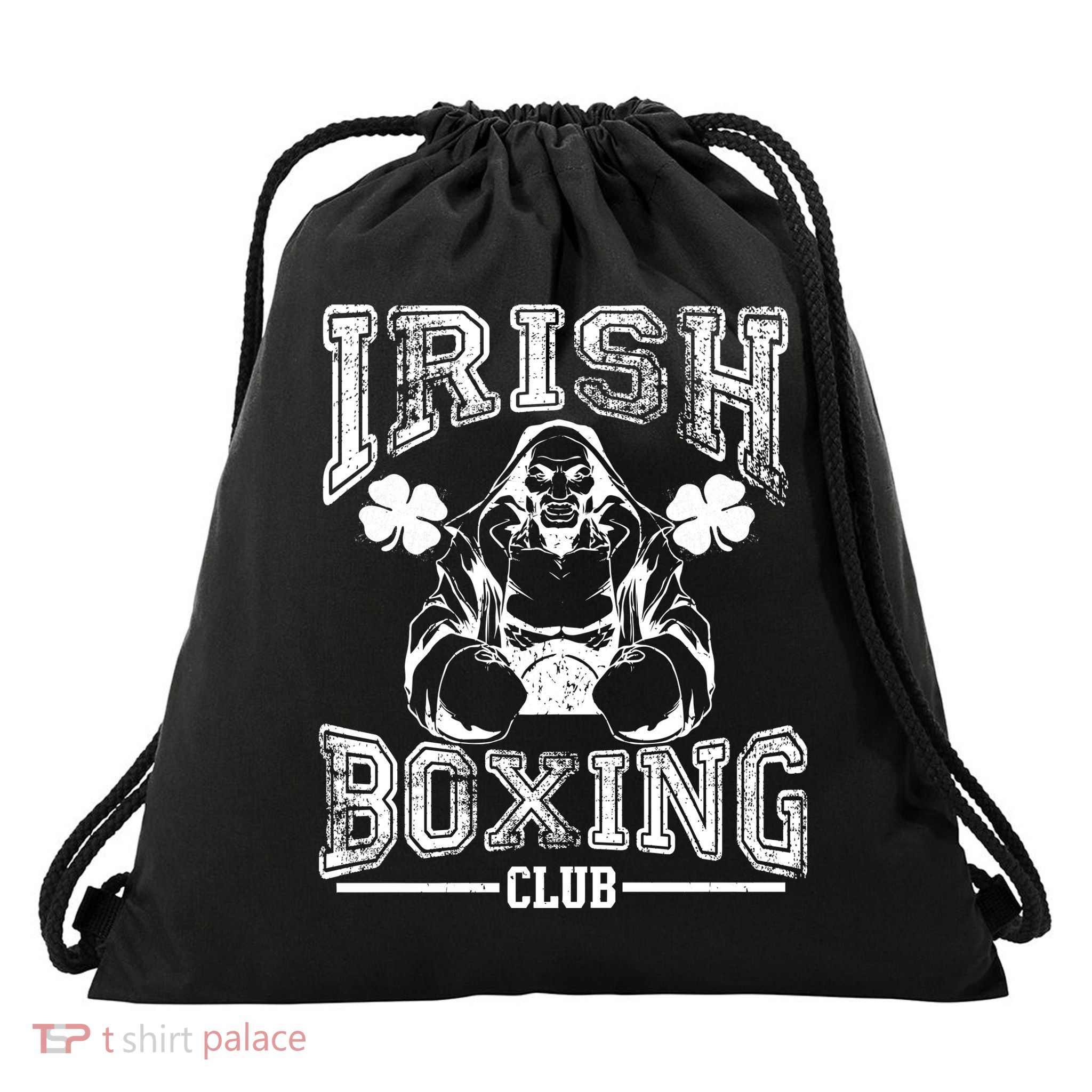 Irish Boxing Club Team Retro Drawstring Bag