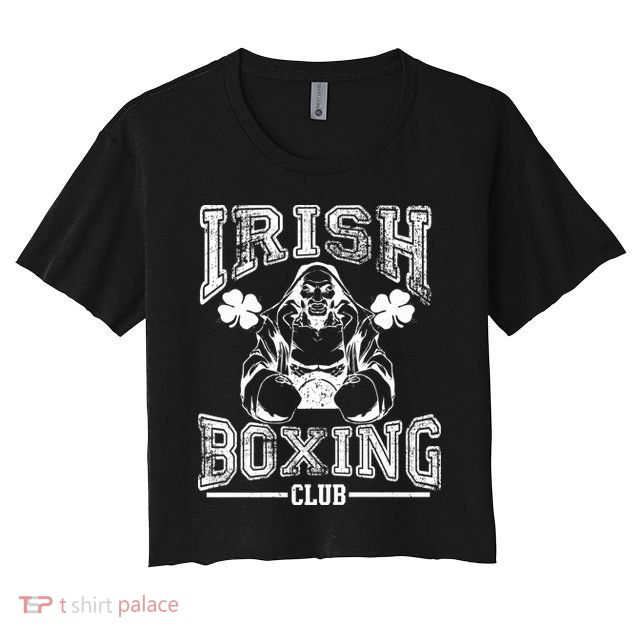 Irish Boxing Club Team Retro Crop Top