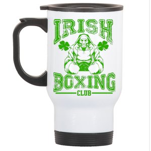 Irish Boxing Club Team Retro Stainless Steel Travel Mug