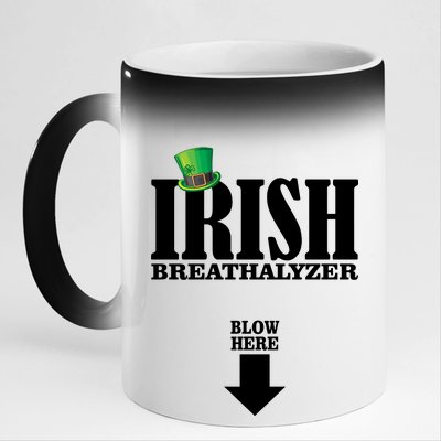 Irish Breathalyzer 11oz Black Color Changing Mug