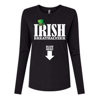 Irish Breathalyzer Womens Cotton Relaxed Long Sleeve T-Shirt