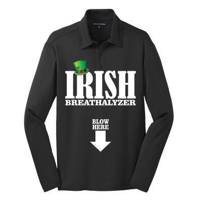 Irish Breathalyzer Silk Touch Performance Long Sleeve Polo