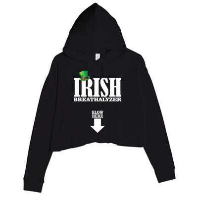 Irish Breathalyzer Crop Fleece Hoodie