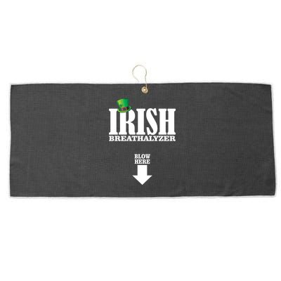 Irish Breathalyzer Large Microfiber Waffle Golf Towel