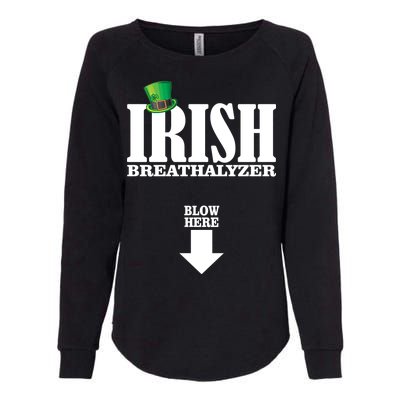 Irish Breathalyzer Womens California Wash Sweatshirt