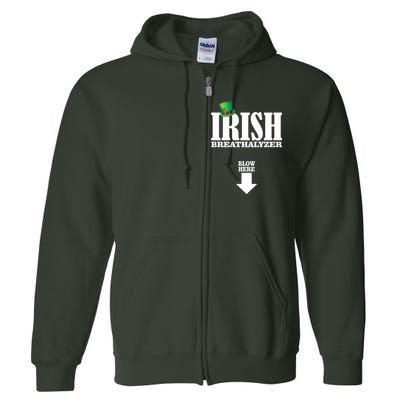 Irish Breathalyzer Full Zip Hoodie