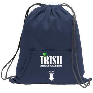 Irish Breathalyzer Sweatshirt Cinch Pack Bag