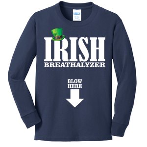 Irish Breathalyzer Kids Long Sleeve Shirt