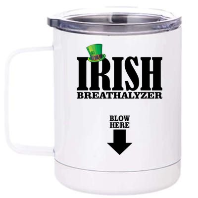 Irish Breathalyzer 12 oz Stainless Steel Tumbler Cup