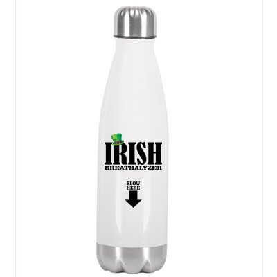 Irish Breathalyzer Stainless Steel Insulated Water Bottle