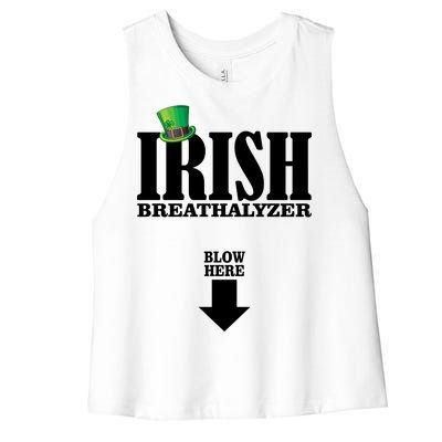 Irish Breathalyzer Women's Racerback Cropped Tank