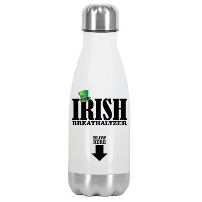 Irish Breathalyzer Stainless Steel Insulated Water Bottle