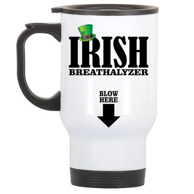 Irish Breathalyzer Stainless Steel Travel Mug