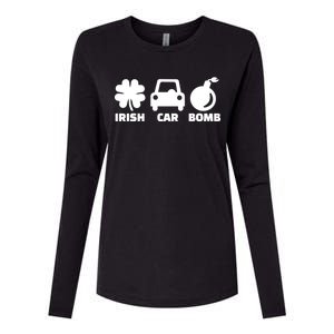 Irish Car Bomb Womens Cotton Relaxed Long Sleeve T-Shirt