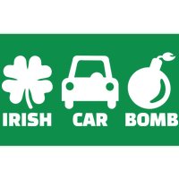 Irish Car Bomb Bumper Sticker