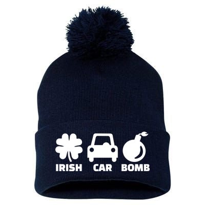 Irish Car Bomb Pom Pom 12in Knit Beanie