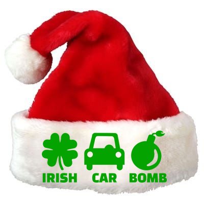 Irish Car Bomb Premium Christmas Santa Hat