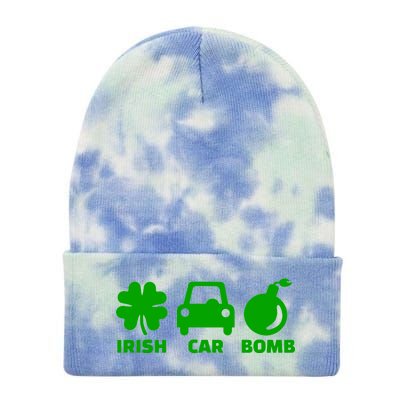 Irish Car Bomb Tie Dye 12in Knit Beanie