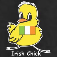 Irish Chick Cute Chicken With Flag Cool Comfort Performance Bucket Hat