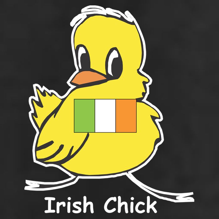 Irish Chick Cute Chicken With Flag Cool Comfort Performance Bucket Hat