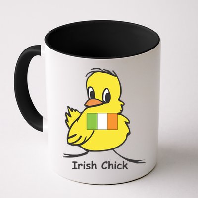 Irish Chick Cute Chicken With Flag Mug