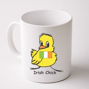 Irish Chick Cute Chicken With Flag Coffee Mug