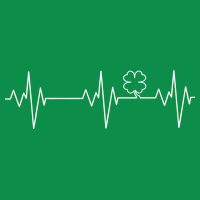 Irish Clover Heartbeat Funny St. Patrick's Day Long Sleeve Shirt