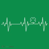 Irish Clover Heartbeat Funny St. Patrick's Day T-Shirt