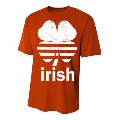 Irish Clover Soccer Logo St. Patricks Day Performance Sprint T-Shirt