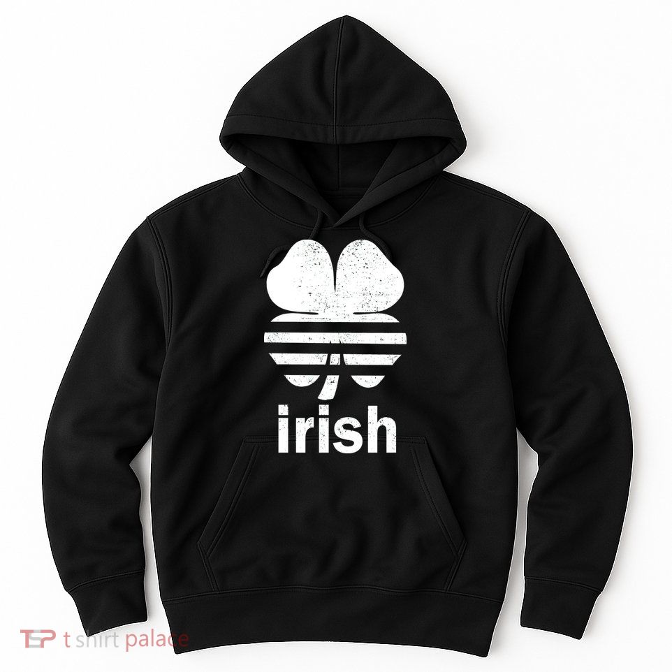 Irish Clover Soccer Logo St. Patricks Day Hoodie