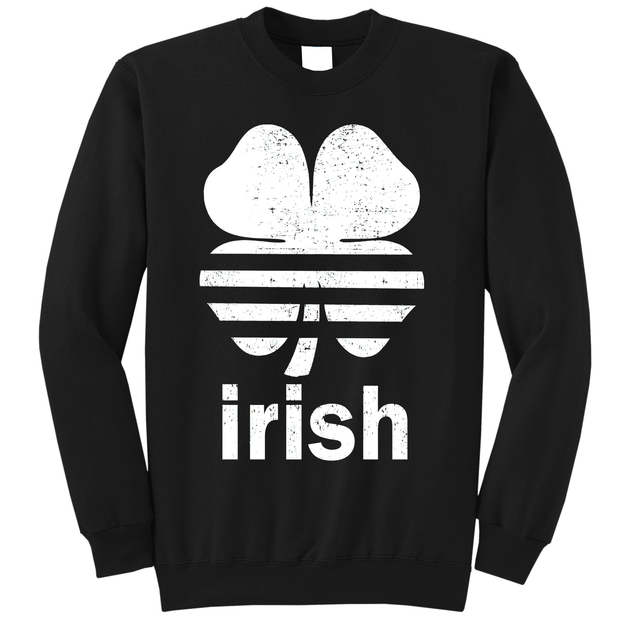 Irish Clover Soccer Logo St. Patricks Day Sweatshirt