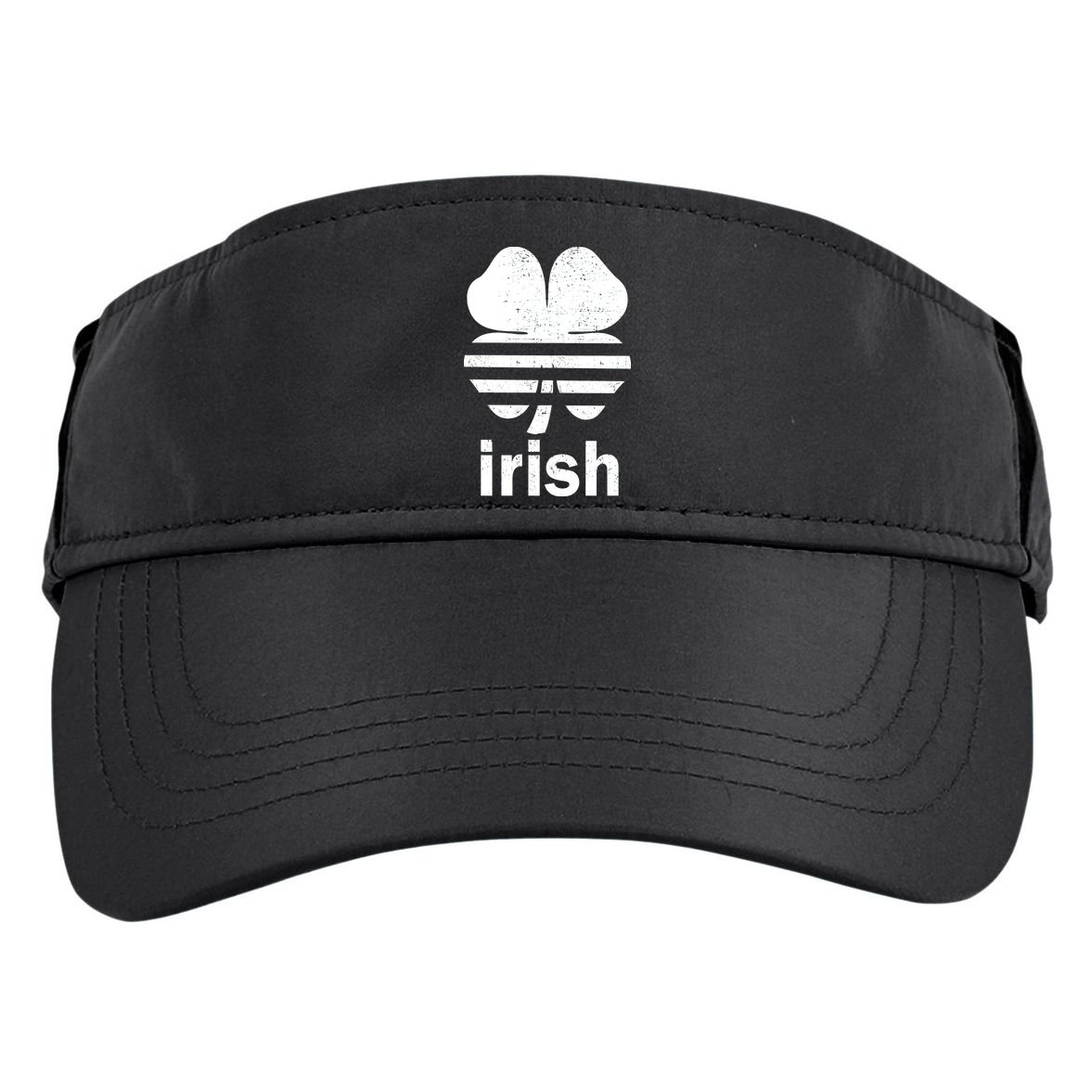 Irish Clover Soccer Logo St. Patricks Day Adult Drive Performance Visor