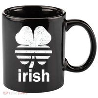 Irish Clover Soccer Logo St. Patricks Day 11oz C Handle Ceramic Mug