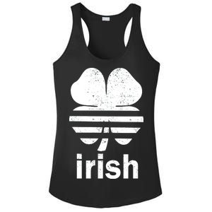 Irish Clover Soccer Logo St. Patricks Day Ladies PosiCharge Competitor Racerback Tank