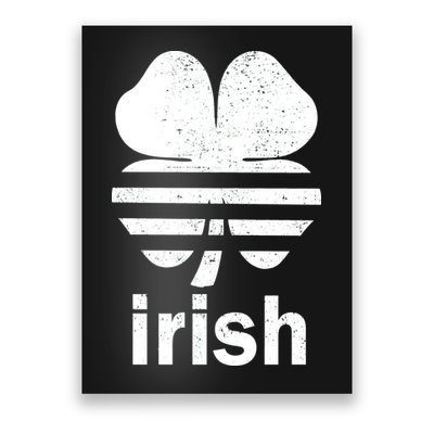 Irish Clover Soccer Logo St. Patricks Day Poster