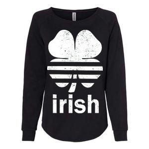 Irish Clover Soccer Logo St. Patricks Day Womens California Wash Sweatshirt