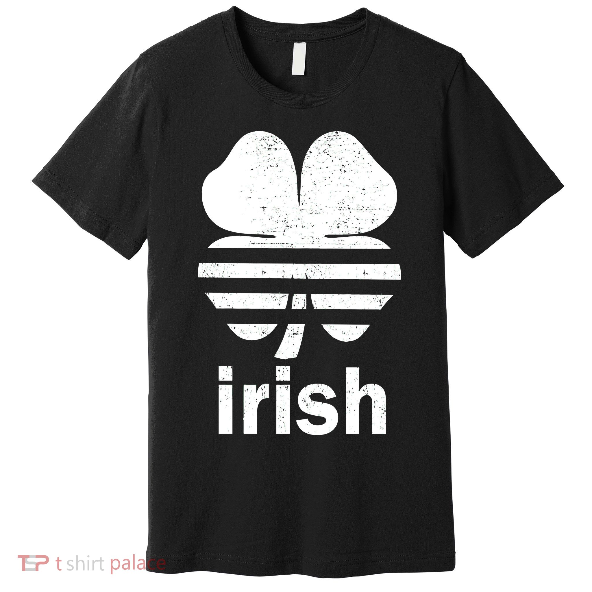 Irish Clover Soccer Logo St. Patricks Day Premium T-Shirt