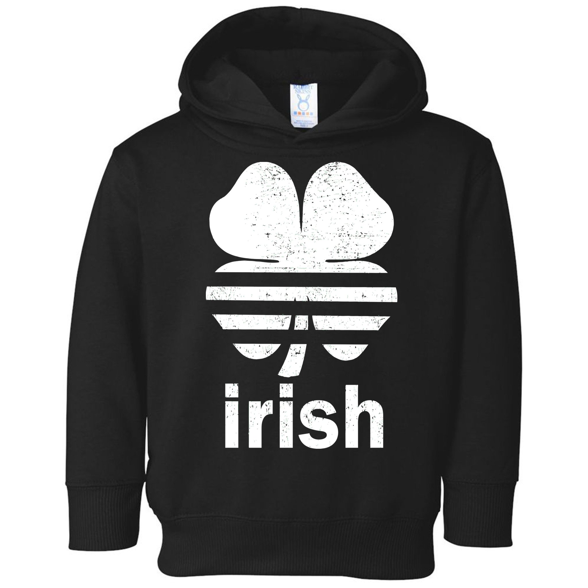 Irish Clover Soccer Logo St. Patricks Day Toddler Hoodie